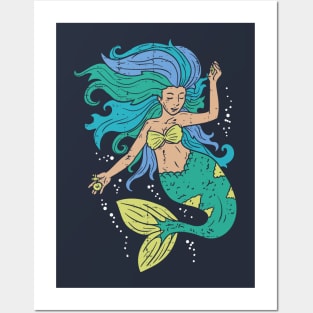 Mermaid Belly Dance Posters and Art